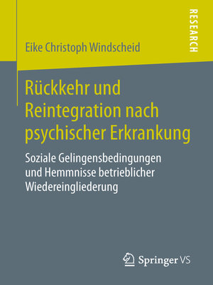 cover image of Rückkehr und Reintegration nach psychischer Erkrankung